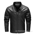 Chaquetas de moto de cuero para hombre personalizadas al por mayor